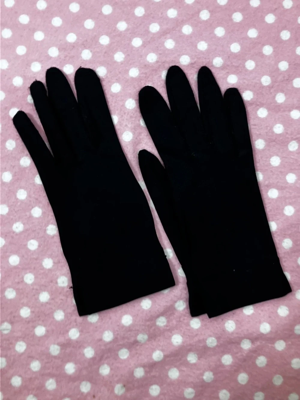 Vintage Isotoner Black Gloves OS - Picture 5 of 9